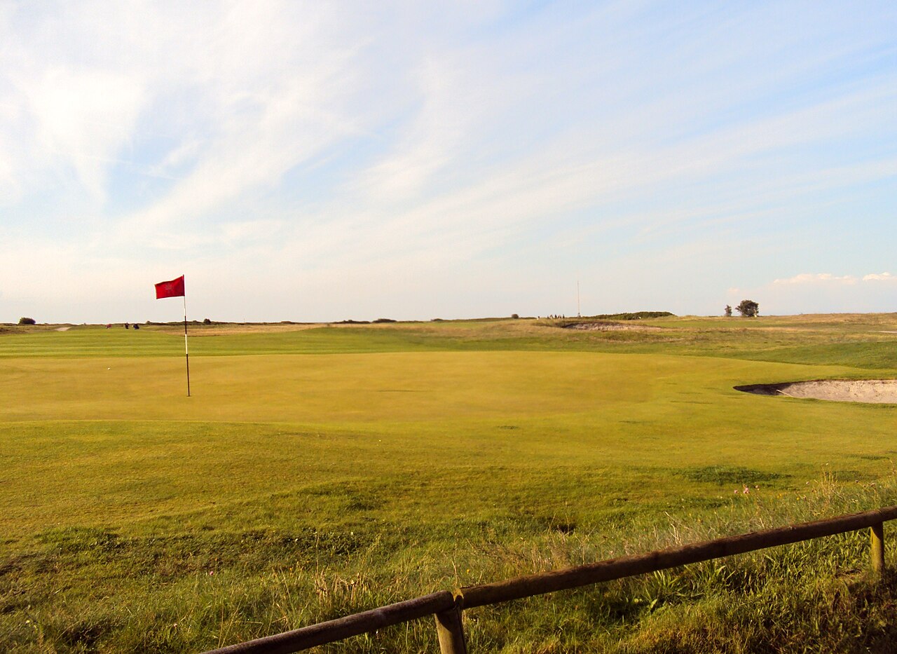 Golfmiljö vid Falsterbo Golf Club.