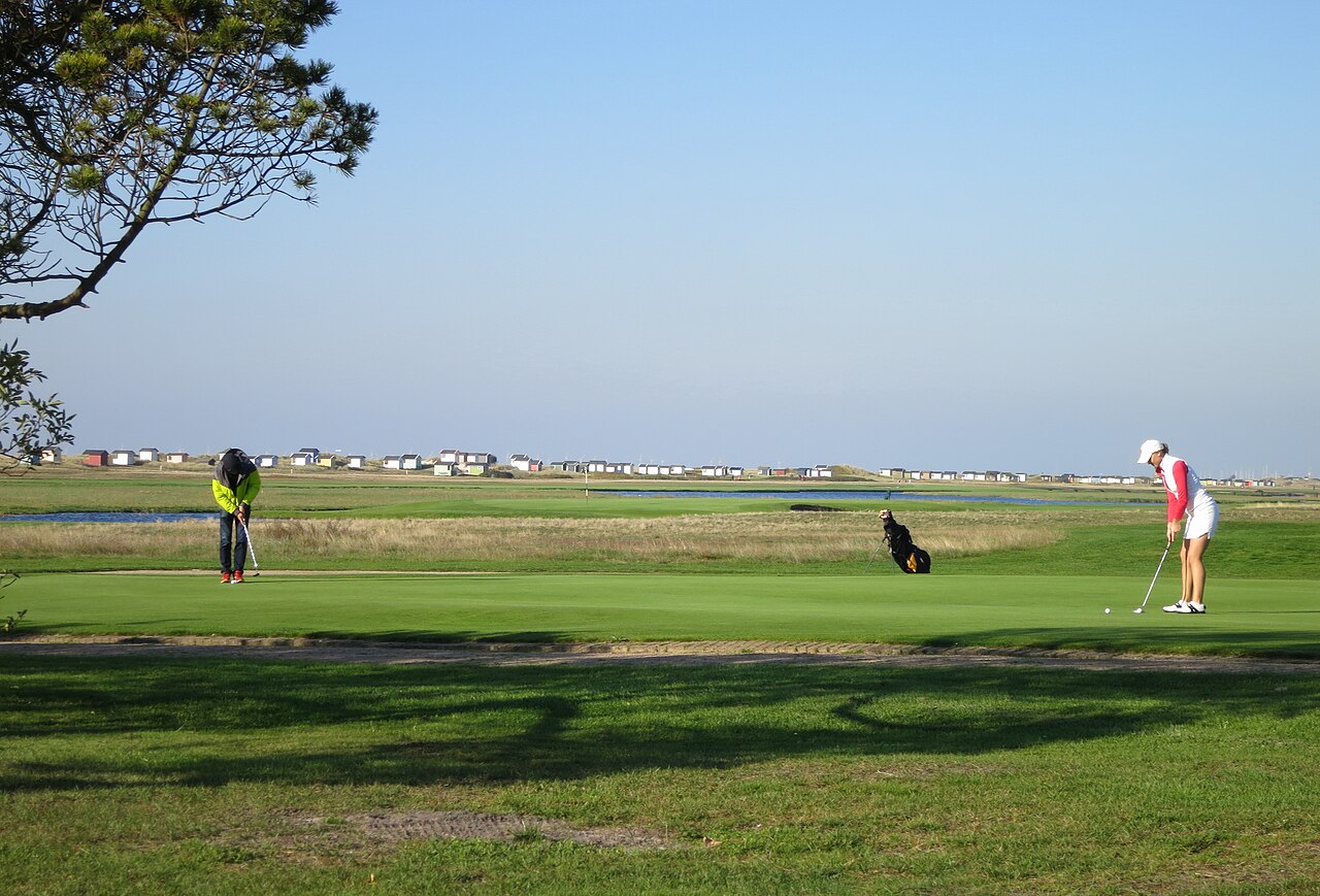 Platsmiljö vid Flommen Golf Club.