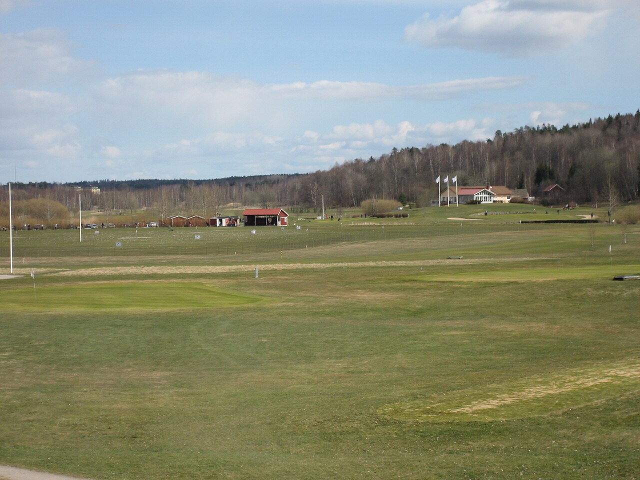 Golfmiljö vid Gustavsviks GK.