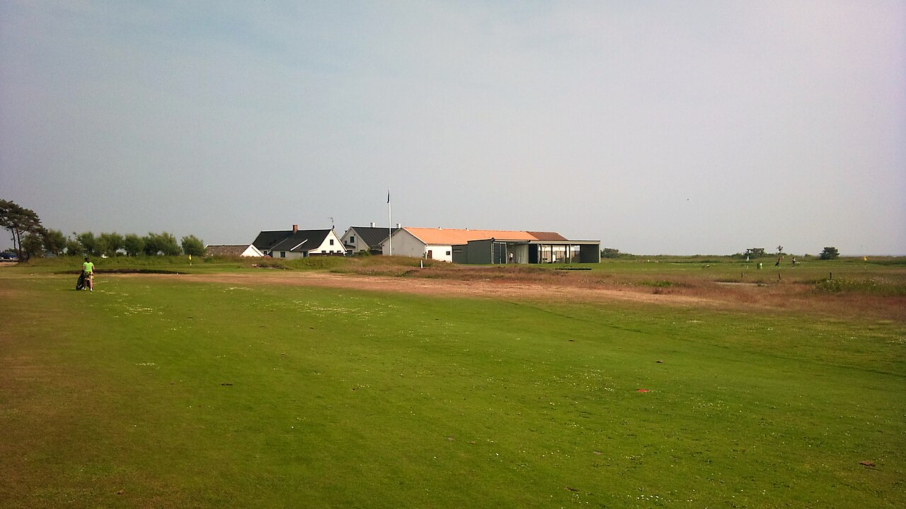 Golfmiljö vid Ljunghusen Golf Club.