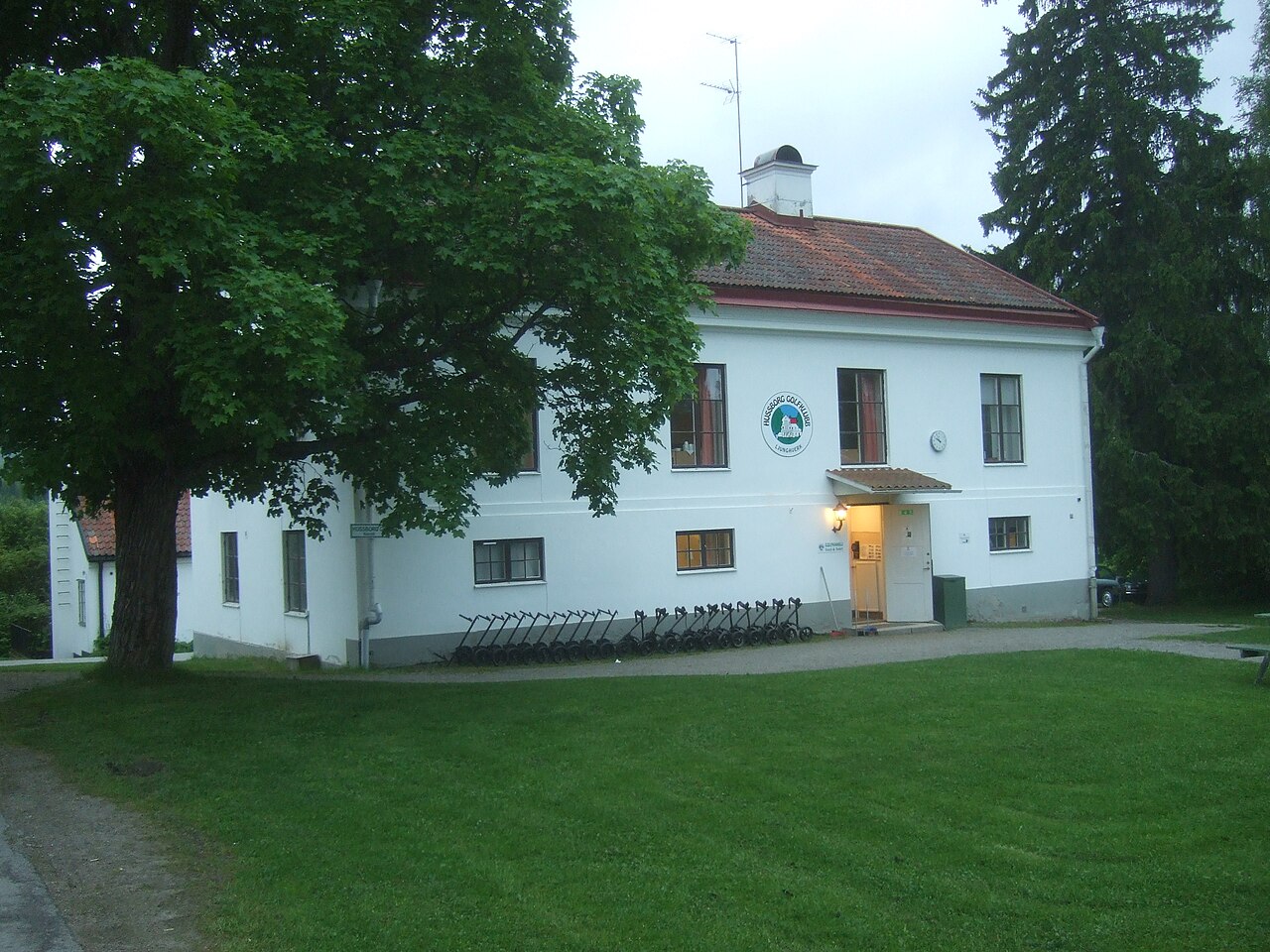 Platsmiljö vid Hussborg Golf Club.