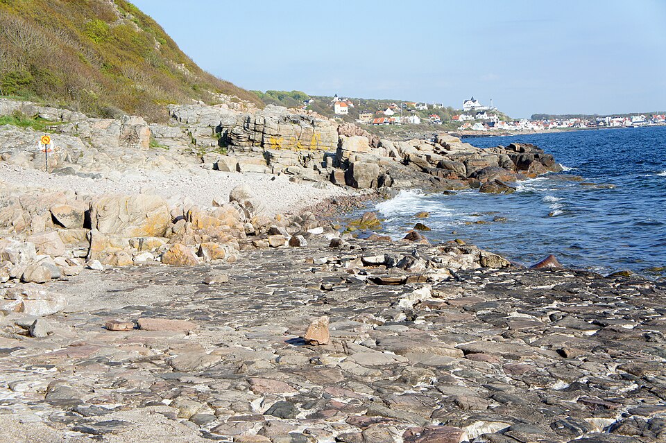 Badstranden i Ransvik, fotograferad 2011. Bilden är ingen anvisning för dykingång.