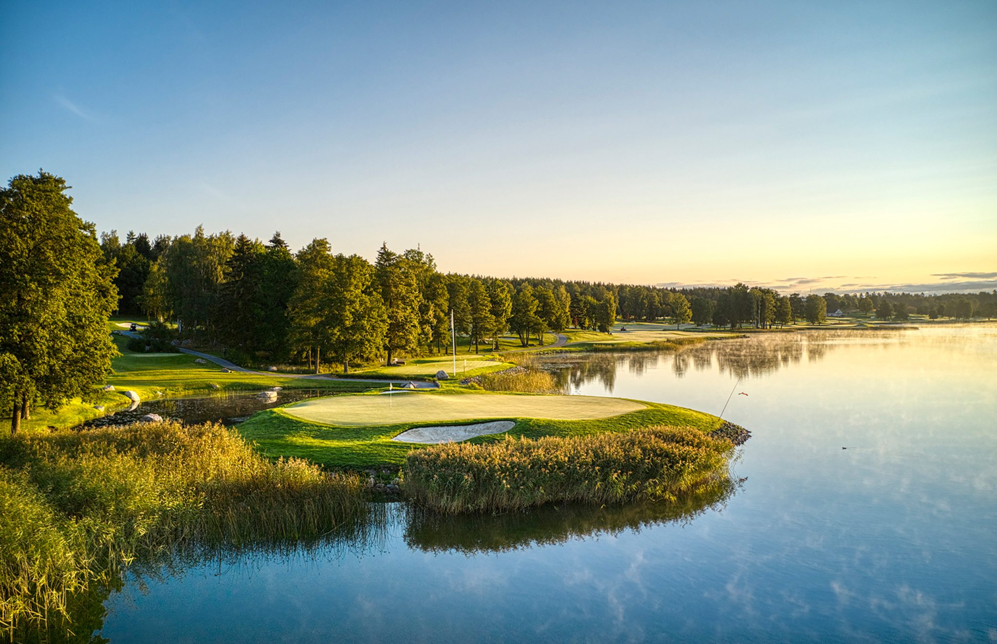 Ullna golf course, hole 3.