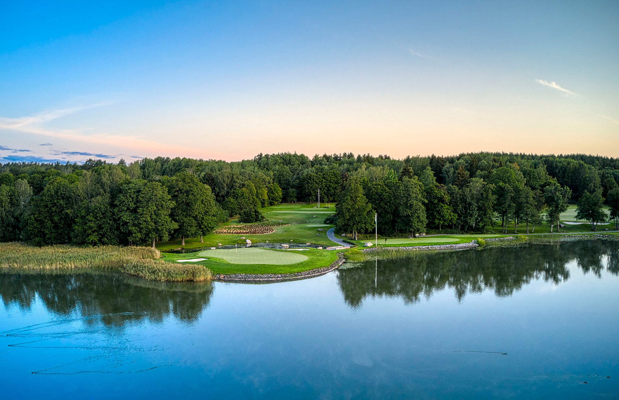 Ullna golf course, hole 3.