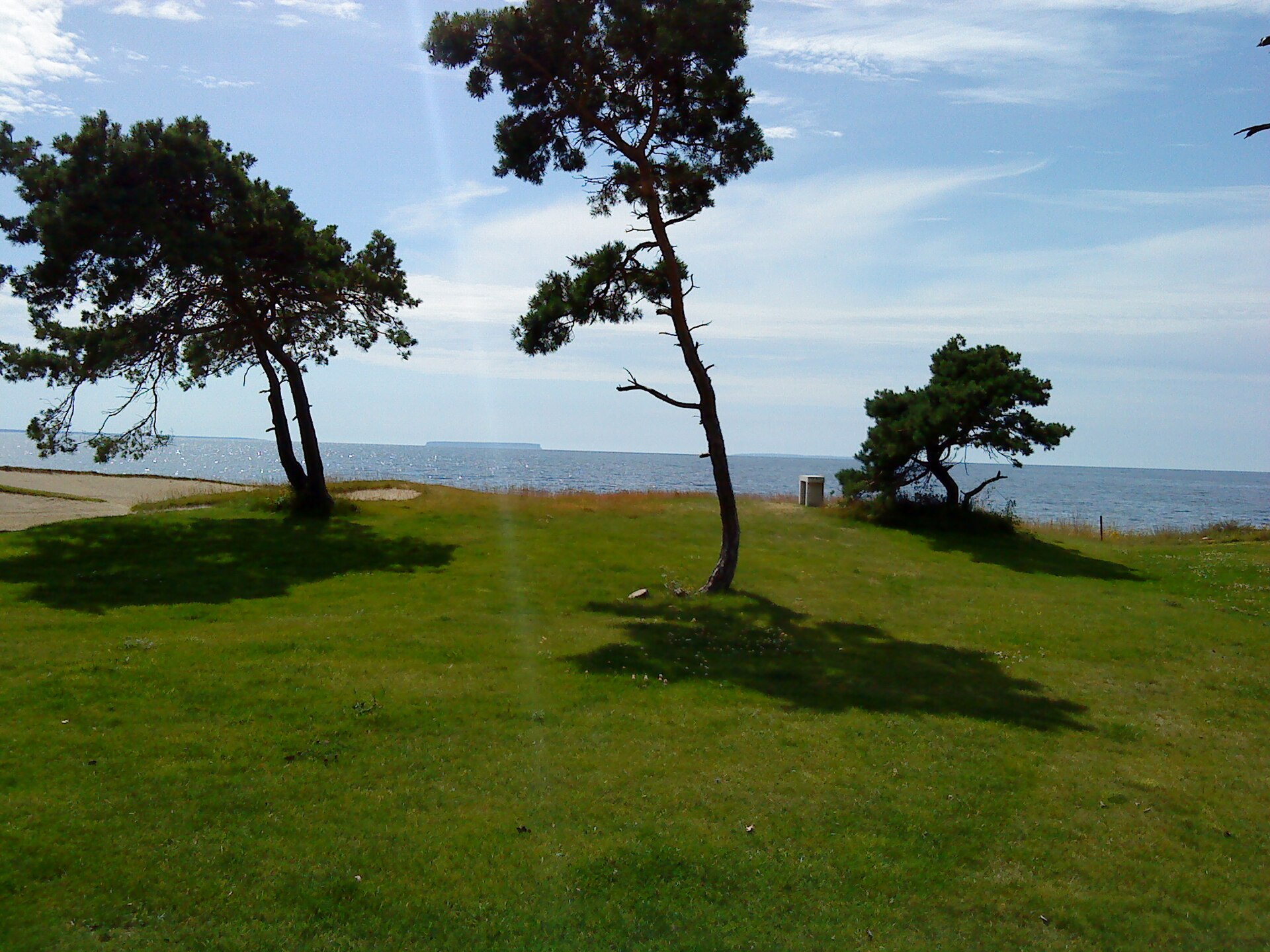 View from the clubhouse at Kronholmen. Photograph from 2009.